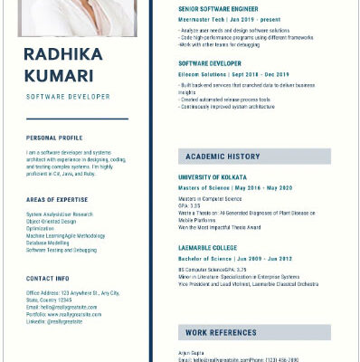 Top Curriculum Vitae For Career