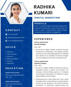 Resume Templates For Graduates