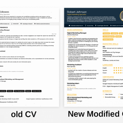 Old CV Modification service
