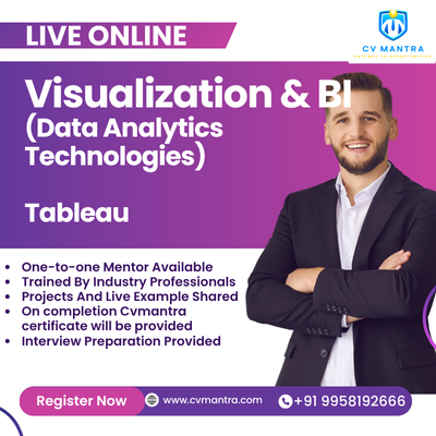 Tableau Visualization & BI Data Analytics Course